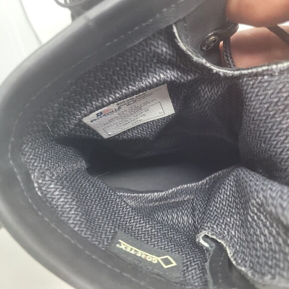 Belleville 800ST Flight Deck Boots Waterproof Steel Toe Black Leather Mens Sz 9W - Picture 8 of 9